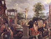 Frans Francken II Allegory oil painting